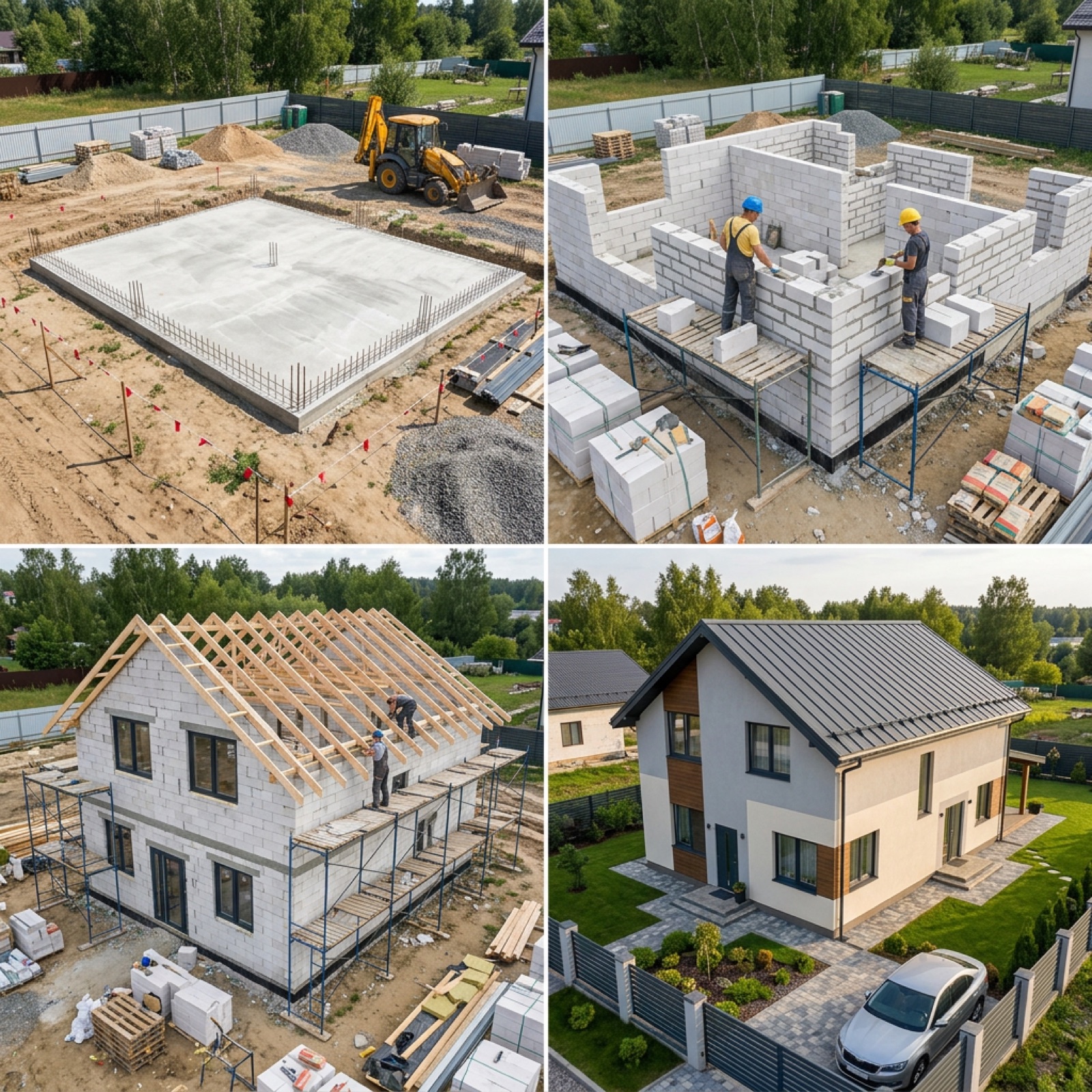 Дом из газобетона